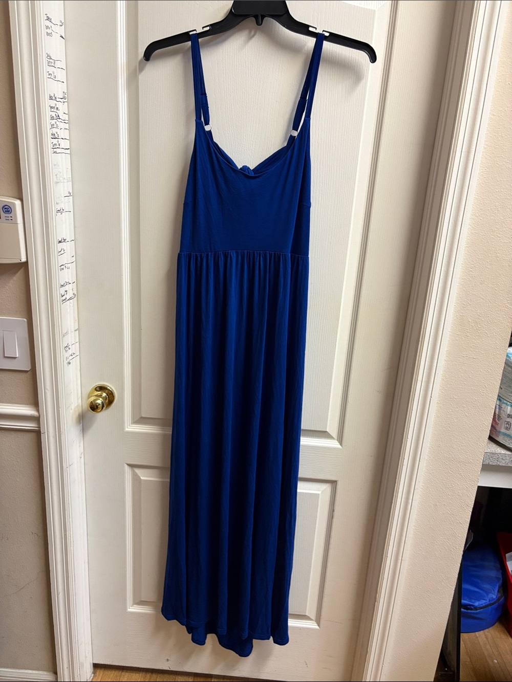 VENUS Cobalt Blue Maxi Dress with Adjustable Straps